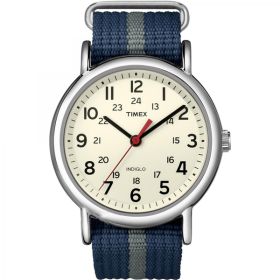Timex Weekender&reg; Slip-Thru Watch - Navy/Grey
