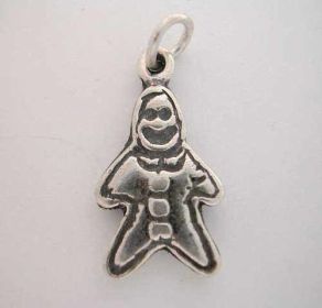 Silver HaLLoWeen GHOST CLOWN CHARM BhOO
