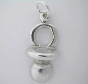.925 Silver *BABY PACIFIER CHARM* Sweet