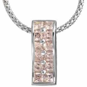 Dazzling Sterling Silver Trendy Champagne Pendant