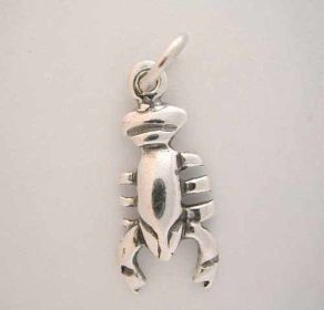 Silver SCORPION CHARM SCORPIO Zodiac