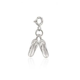 Sterling Silver Flip Flops Charm