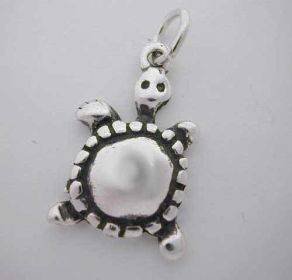 Sterling Silver * TURTLE CHARM * Cute