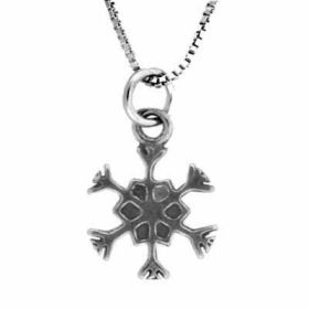 Sterling Silver Snowflake Charm