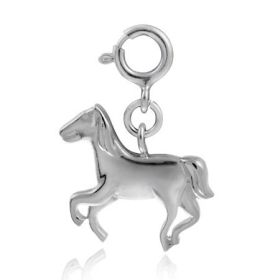 Sterling Silver Polished Horse Novelty Charm