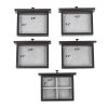 Wooden Jewelry Box Organizer Wood Cabinet 6 Layers Case with 5 Drawers- Brown