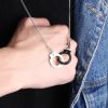 Handcuff Pendant Necklace Fashion Friendship Necklaces Stainless Steel Necklaces for Women