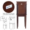 Jewelry Cabinet w/Drawers&Mirror Armoire Storage Stand Chest Organizer Christmas