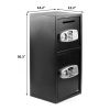 Double Door Iron Office Security Lock Digital Cash Gun Safe Depository Box