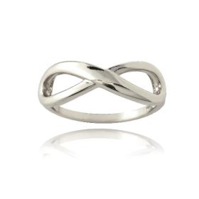 Sterling Silver Polished Infinity Ring (SKU: R13479-6)