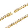 Bracelet Women Sterling Silver Round Cut Tennis Fashion Bracelet CZ Bracelets with Sparking Cubic Zirconia