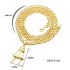 Stainless Steel Men Women Electric Plug Pendant Necklace Hip Hop Chain Necklace Punk Jewelry Accessories