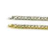 Rhinestones Bracelet Hip Hop Silver/Gold Plated Bling Bling CZ Diamond Link Bracelets Fashion Men Jewelry